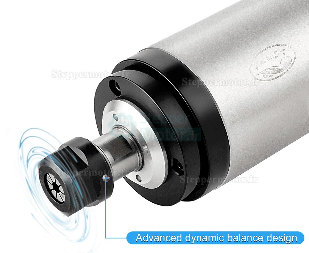 2,2kW 110V/220V/380V Kit moteur de broche refroidi par eau OSP001699 avec variateur de fr&eacute;quence (VFD) et 13 pi&egrave;ces pinces ER20 et support